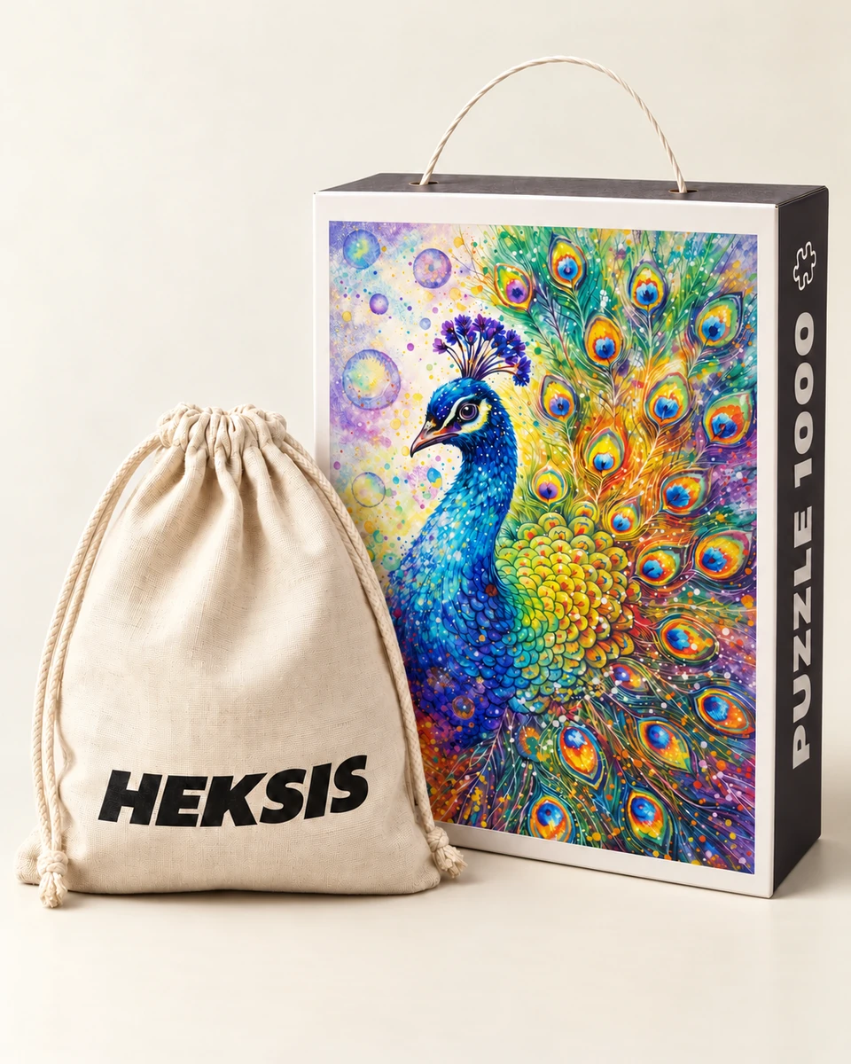 Iris — Подарункова коробка з паперовою ручкою та бавовняний мішечок у комплекті